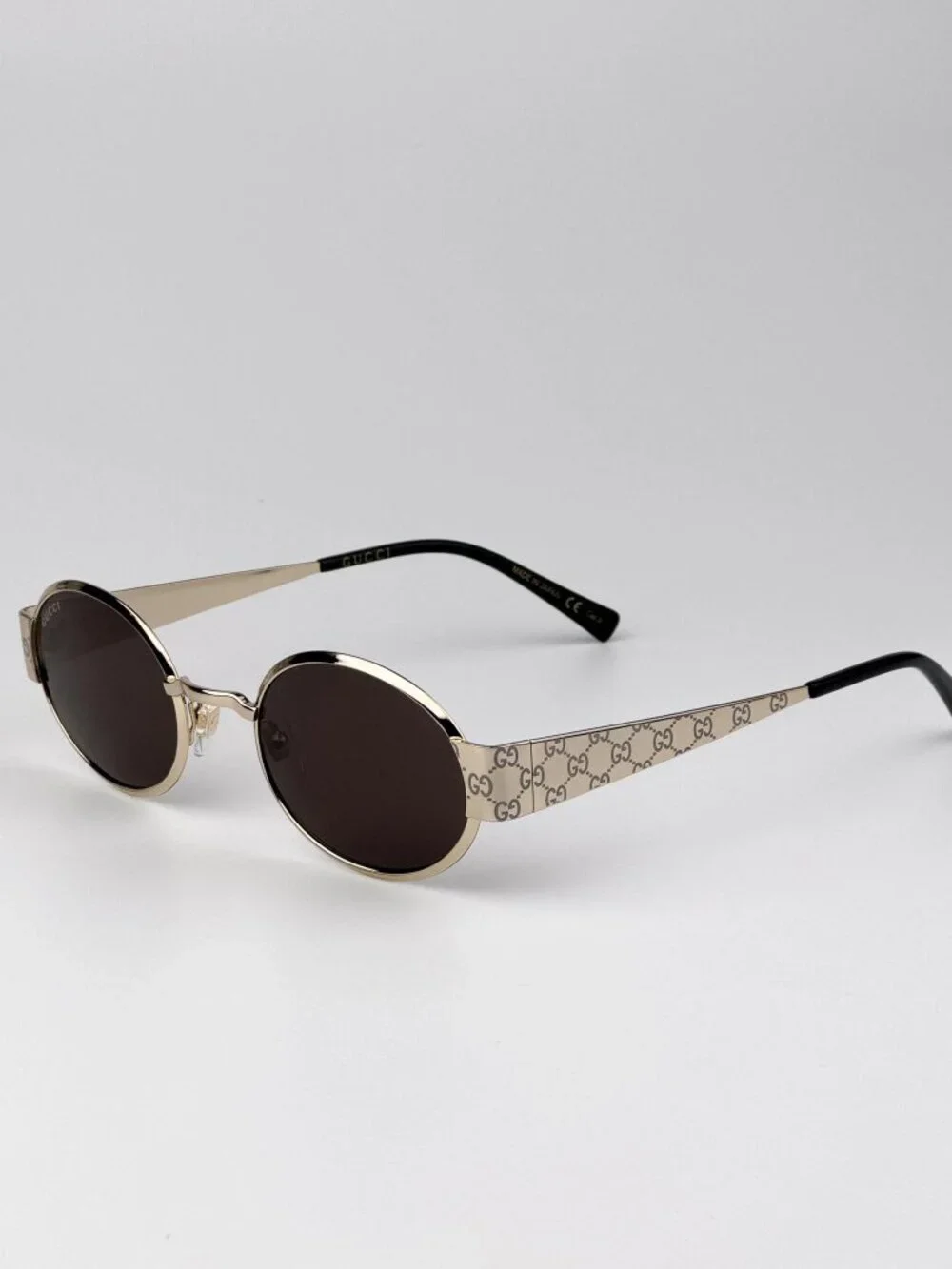 GUCCI GG1854S 005 GOLD BROWN SUNGLASSES
